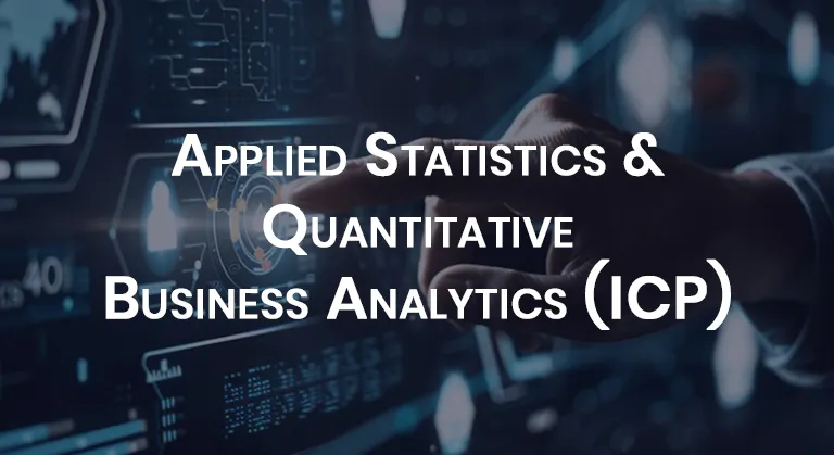 Applied Statistics & Quantitative Business Analytics (ICP)
